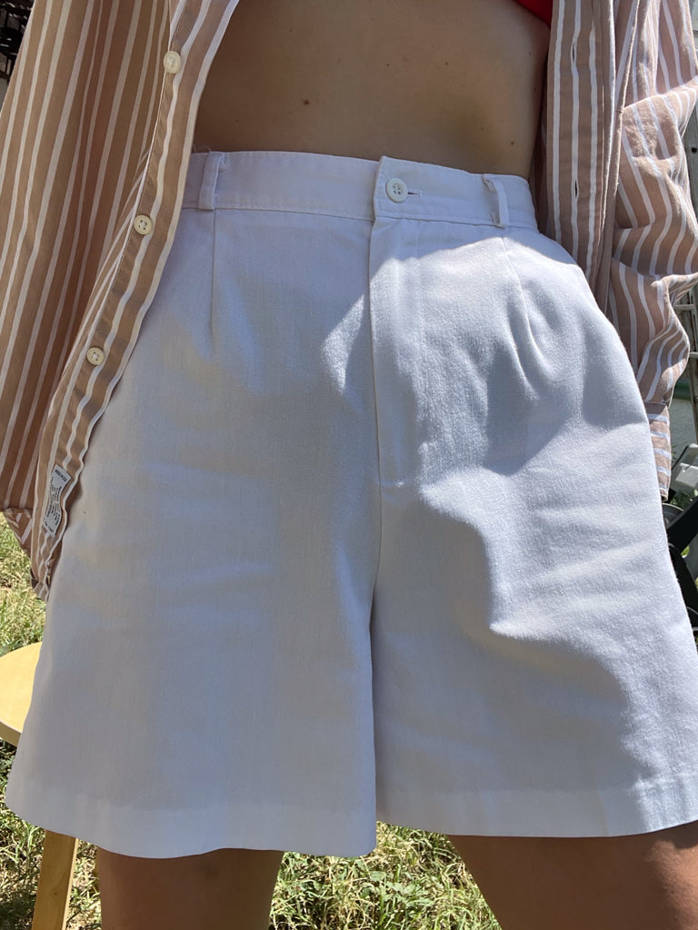 vintage white shorts