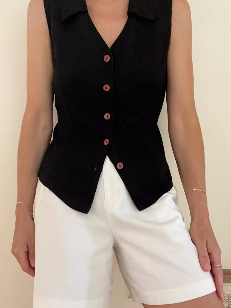 vintage white shorts