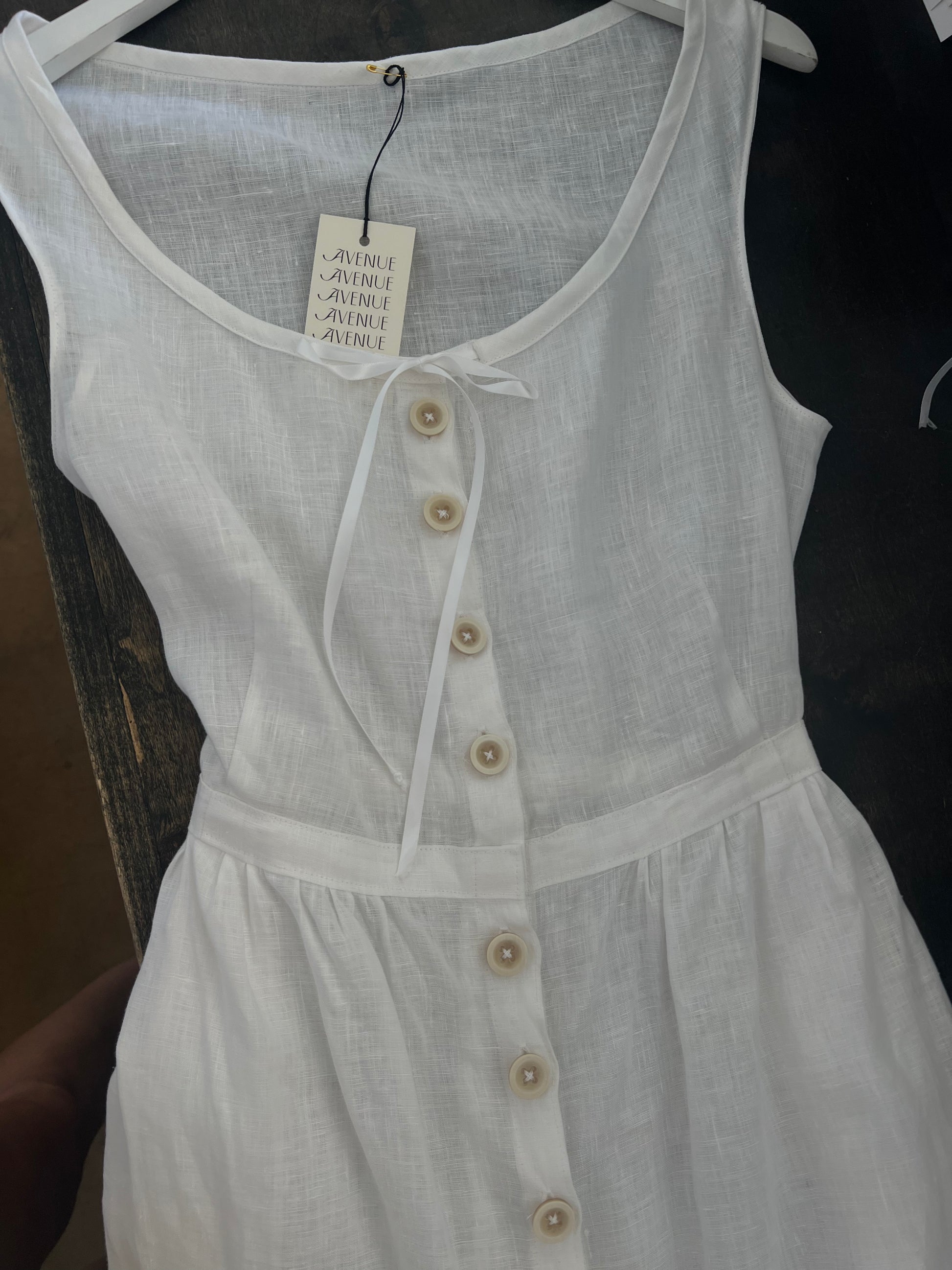 tie neck cami dress