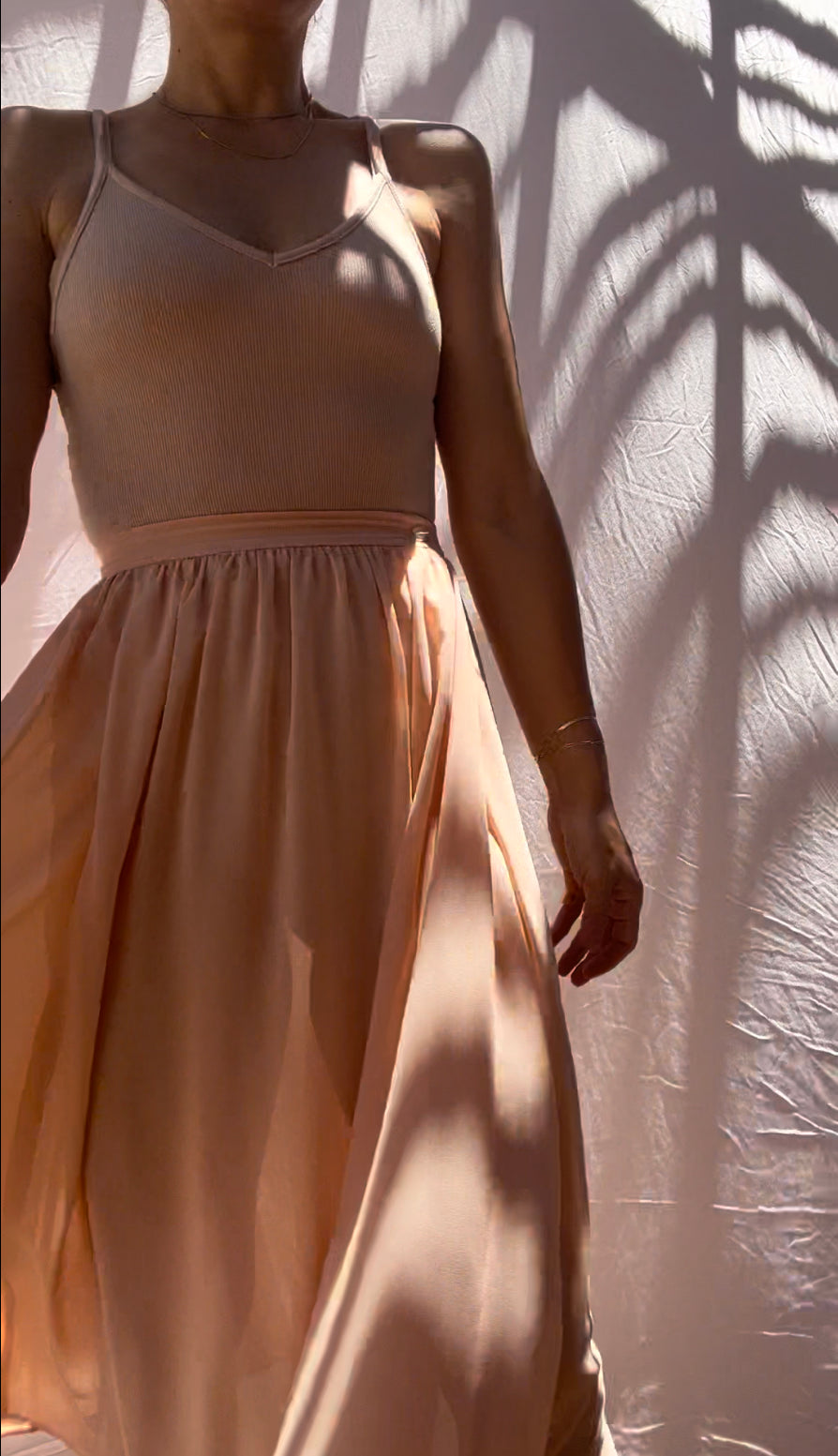 vintage chiffon skirt