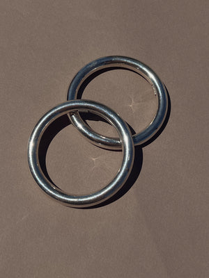 sterling hollow bangle