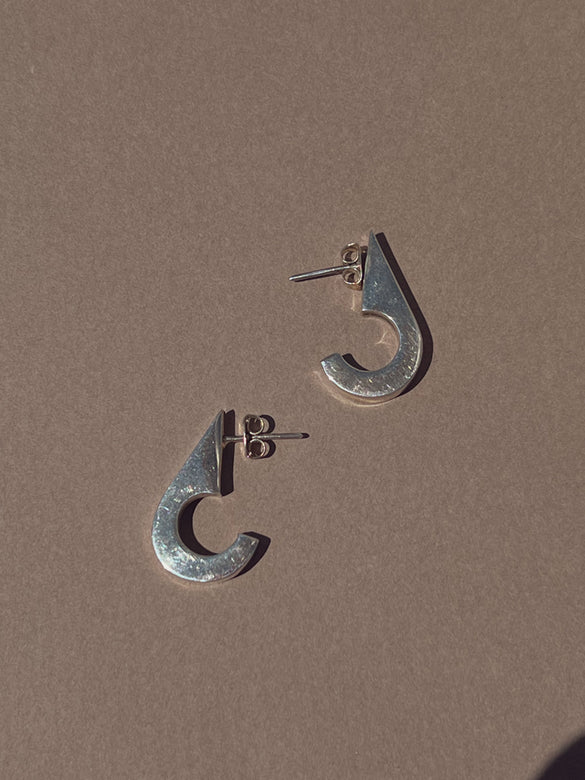 sterling cutout studs