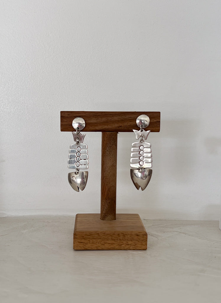 sterling fish earrings