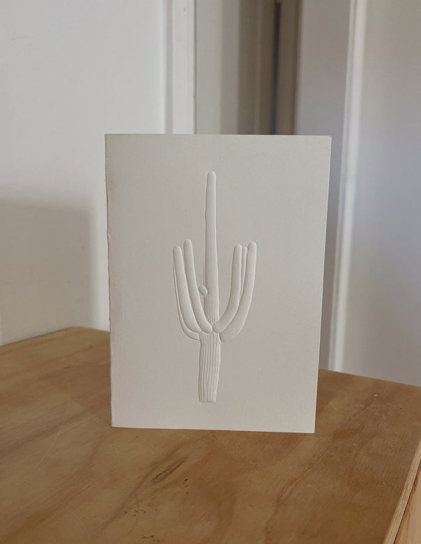 letterpress saguaro cards