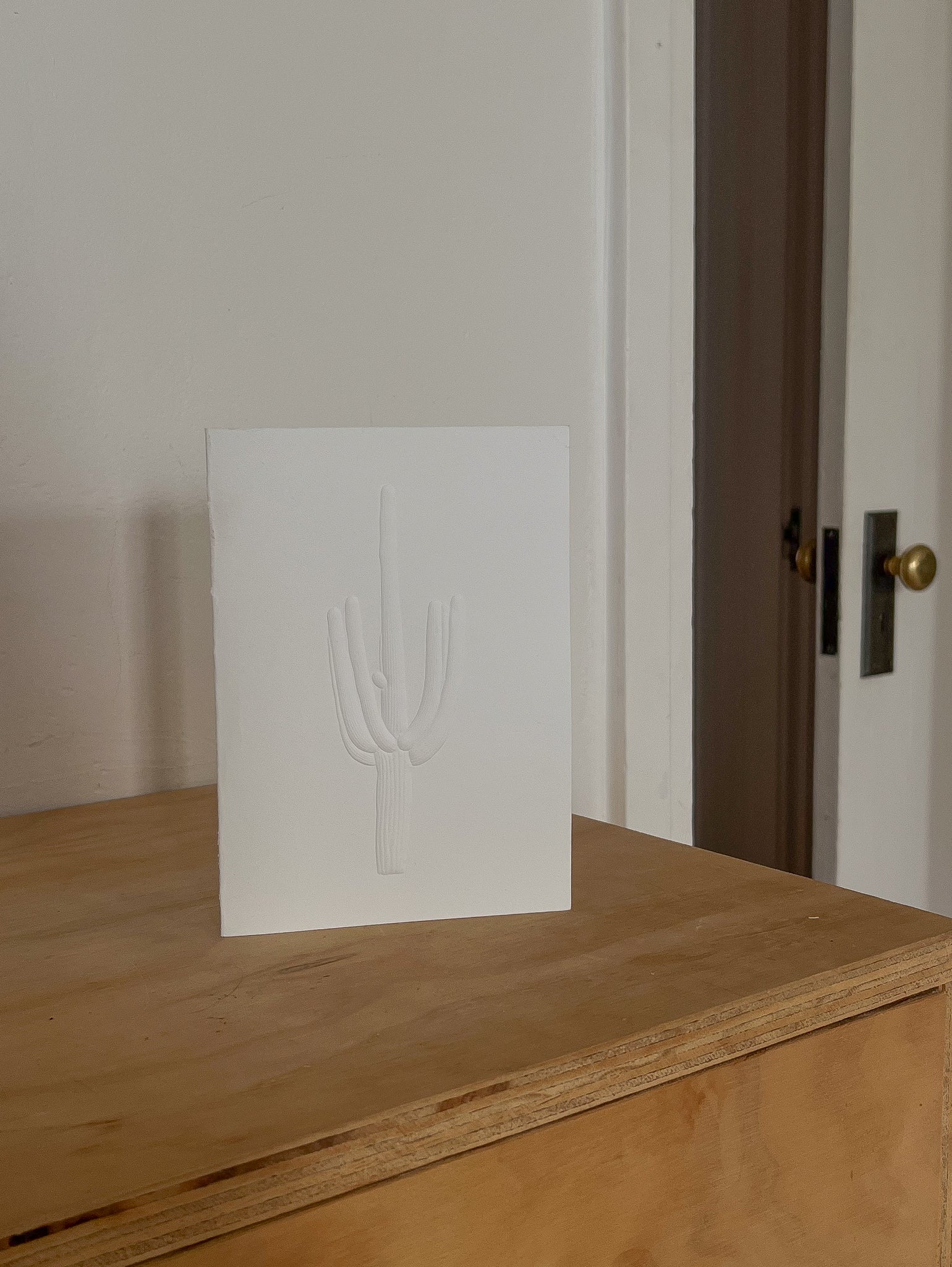 letterpress saguaro cards