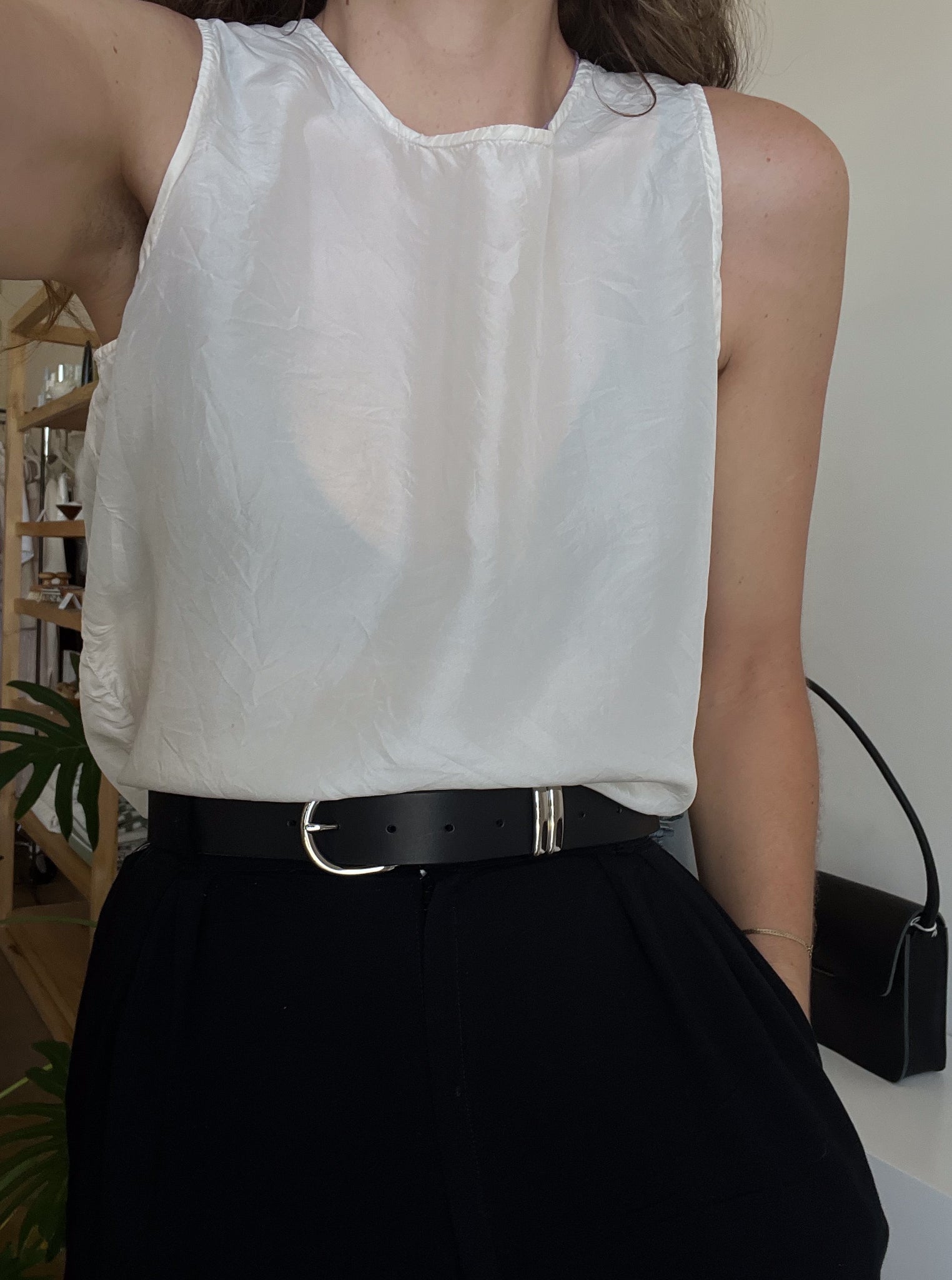 vintage silk tank