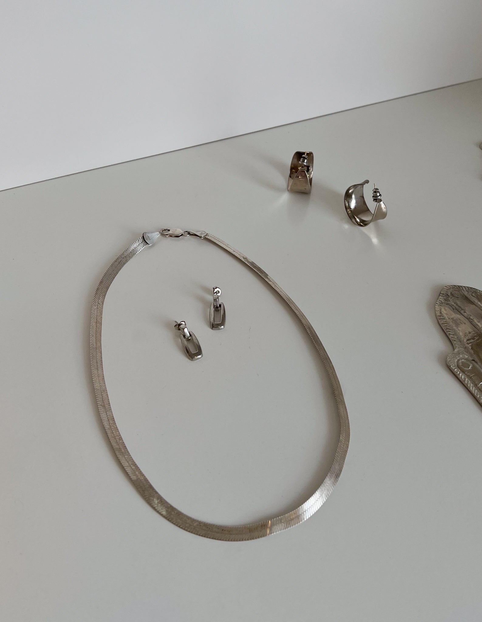 sterling snake chain necklace