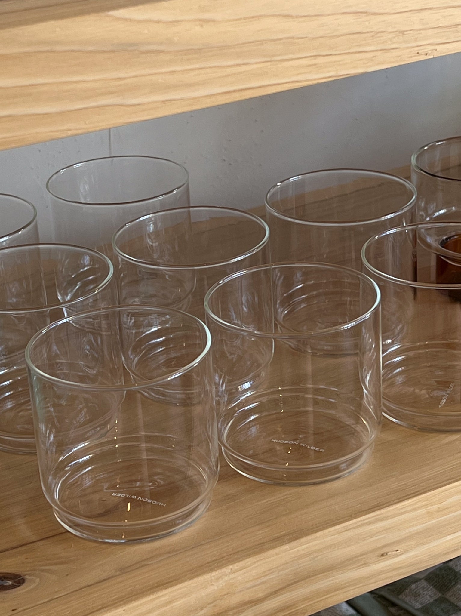 decca stackable glass set | clear