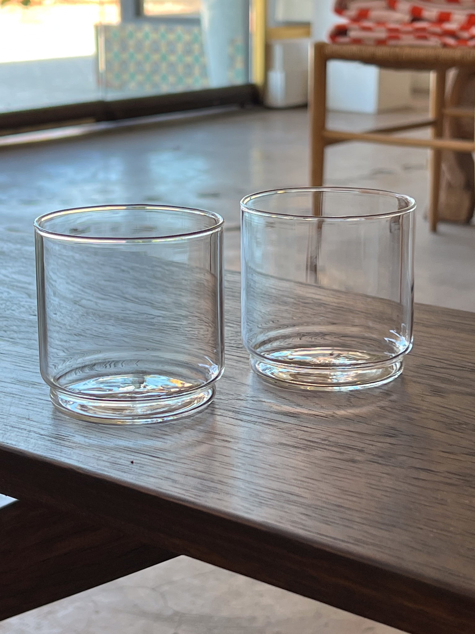 decca stackable glass set | clear
