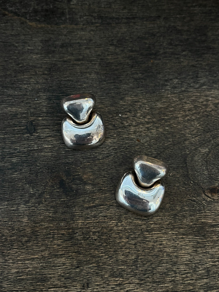vintage modernist earrings