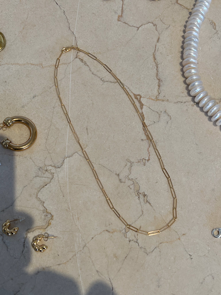 paper clip necklace