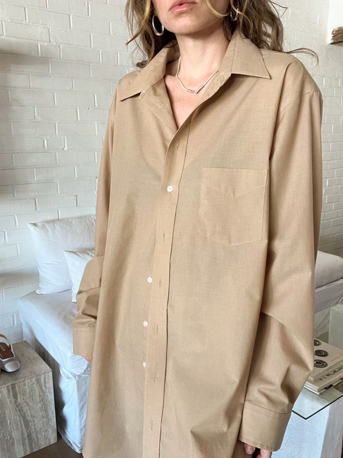 sand button-up