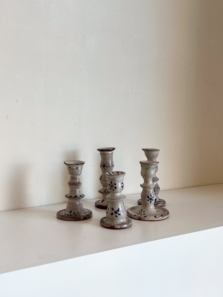 forget-me-not mini candlestick holders