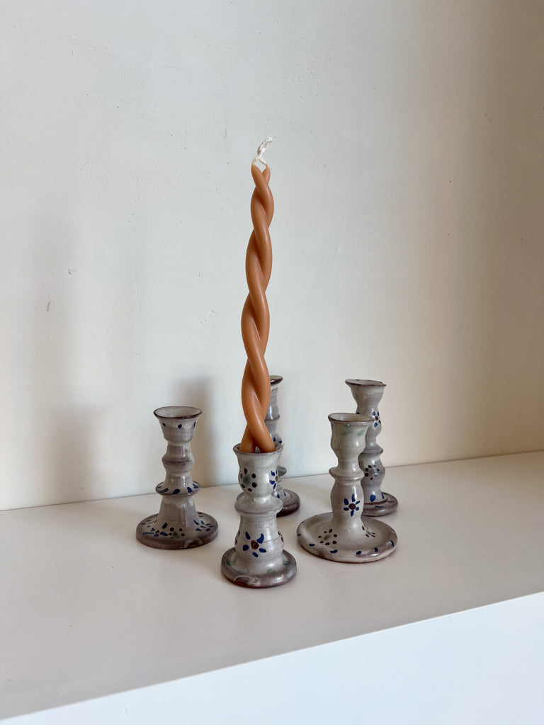 forget-me-not mini candlestick holders