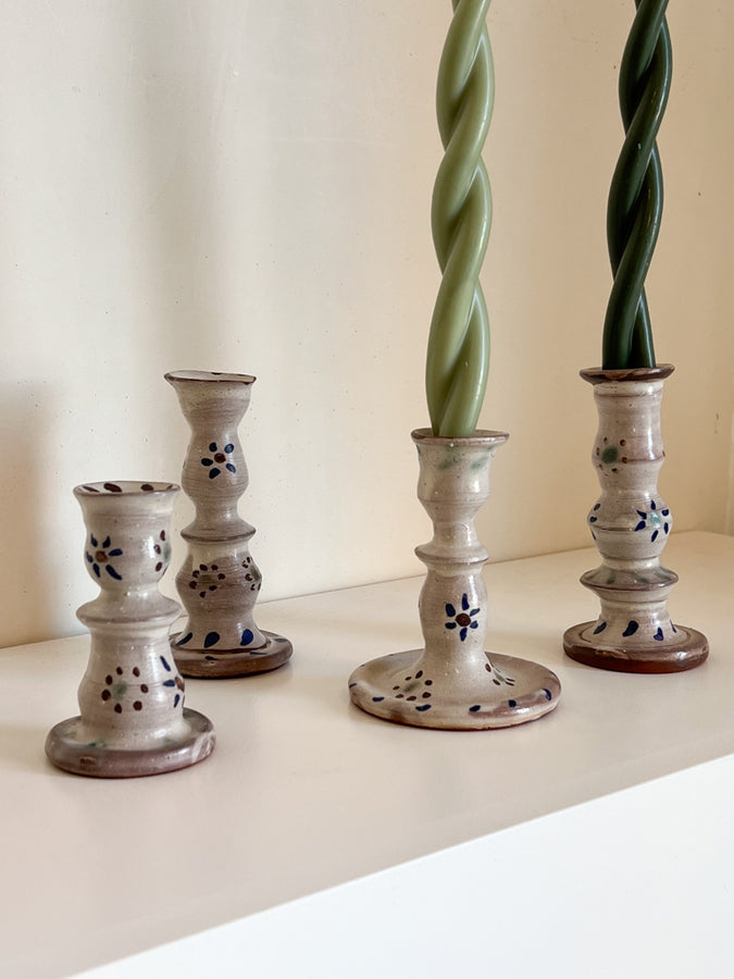 forget-me-not mini candlestick holders