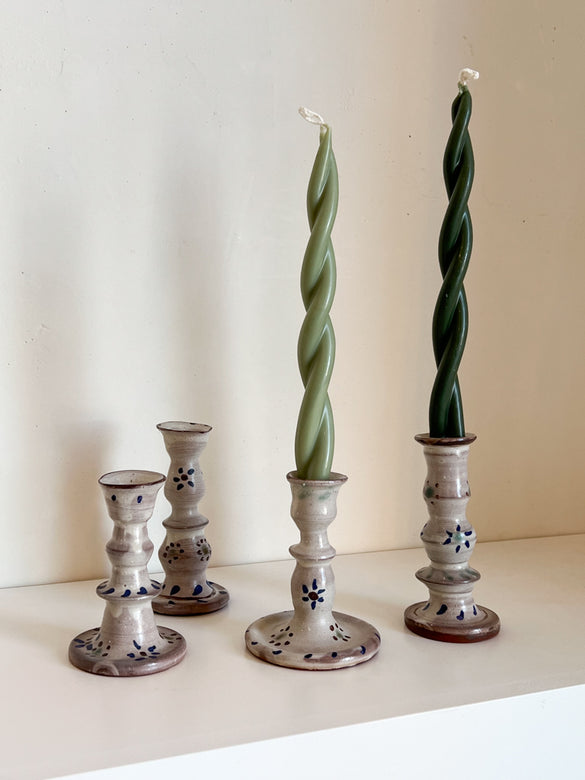 forget-me-not mini candlestick holders