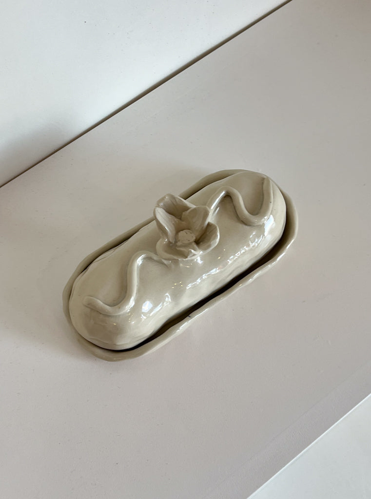 tulip butter dish