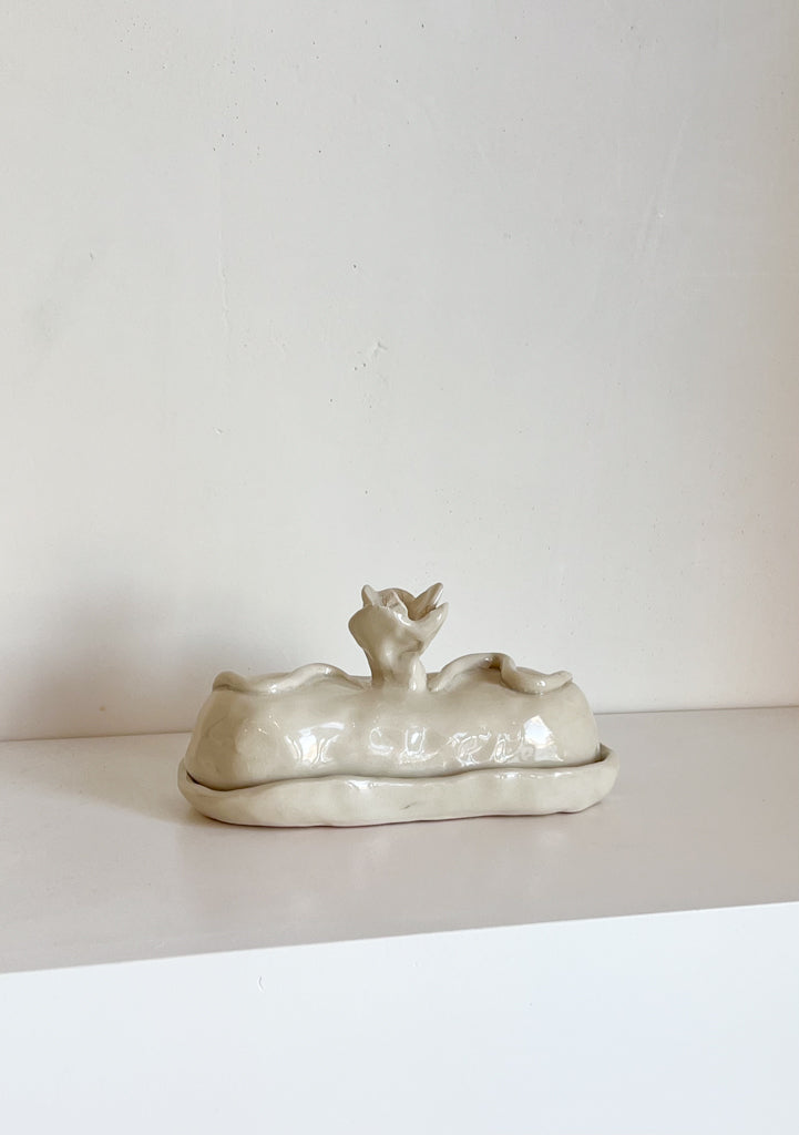 tulip butter dish