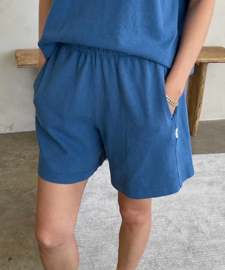 flared basketball shorts | ocean