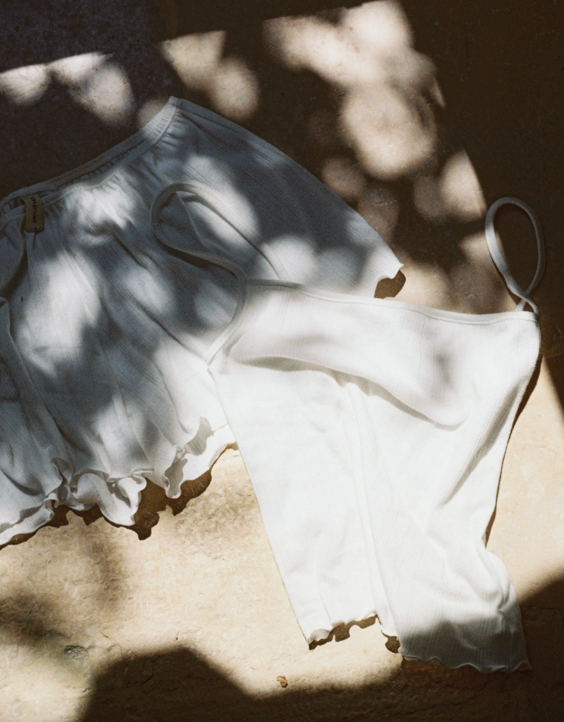 pointelle lounge shorts