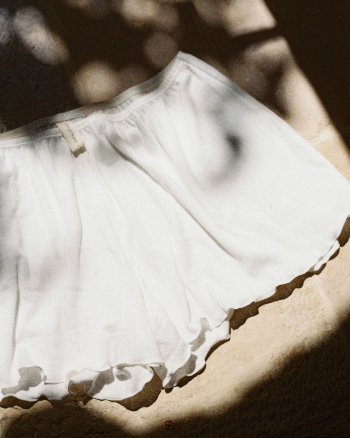 pointelle lounge shorts