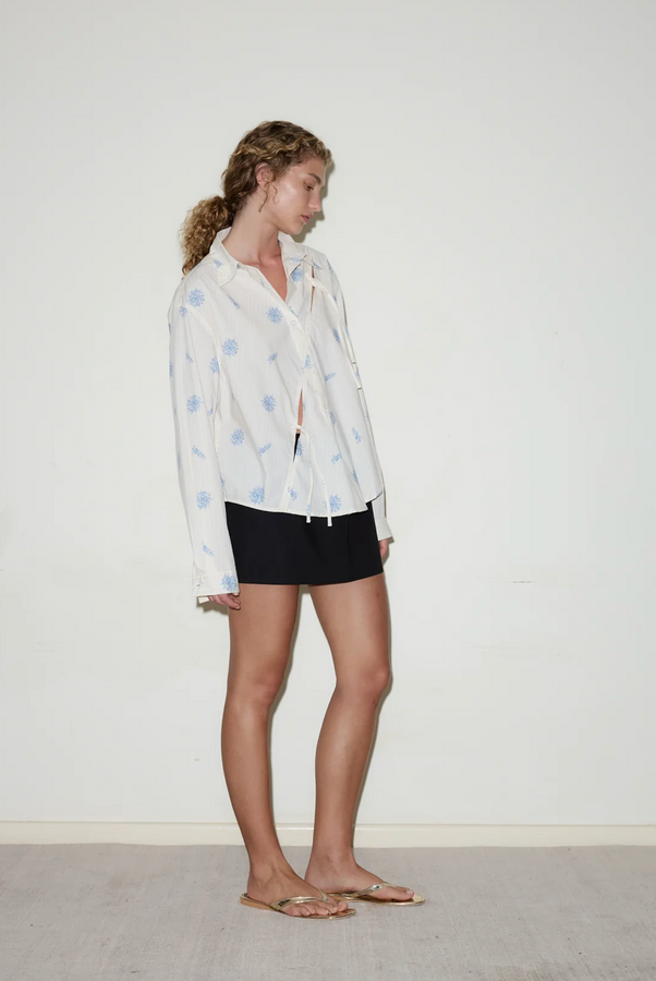 twin bow shirt | sea flower