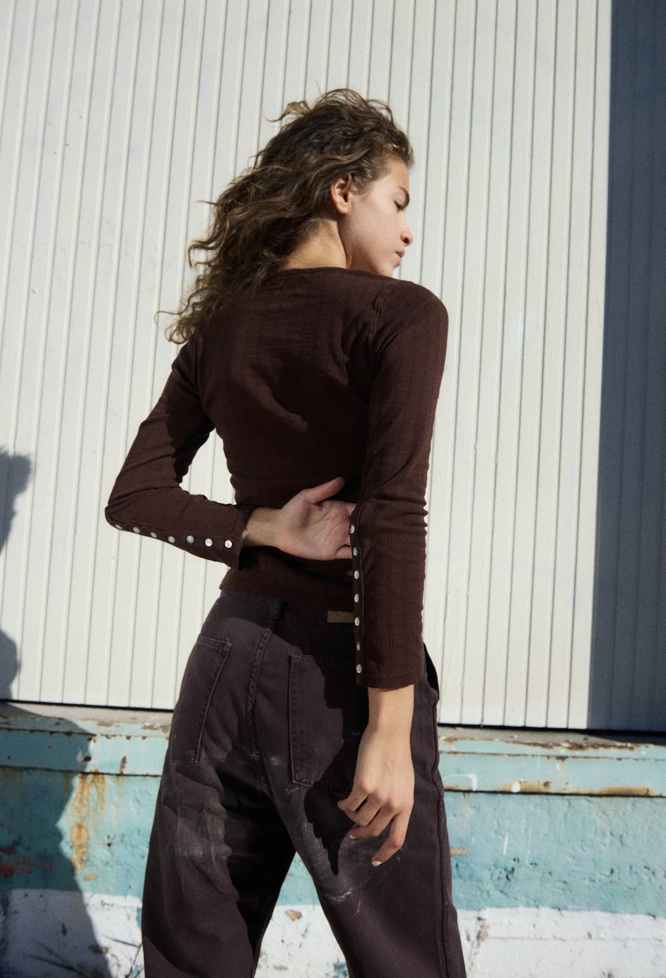 pointelle henley | multiple colors