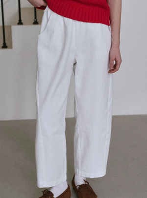 arc pants | white