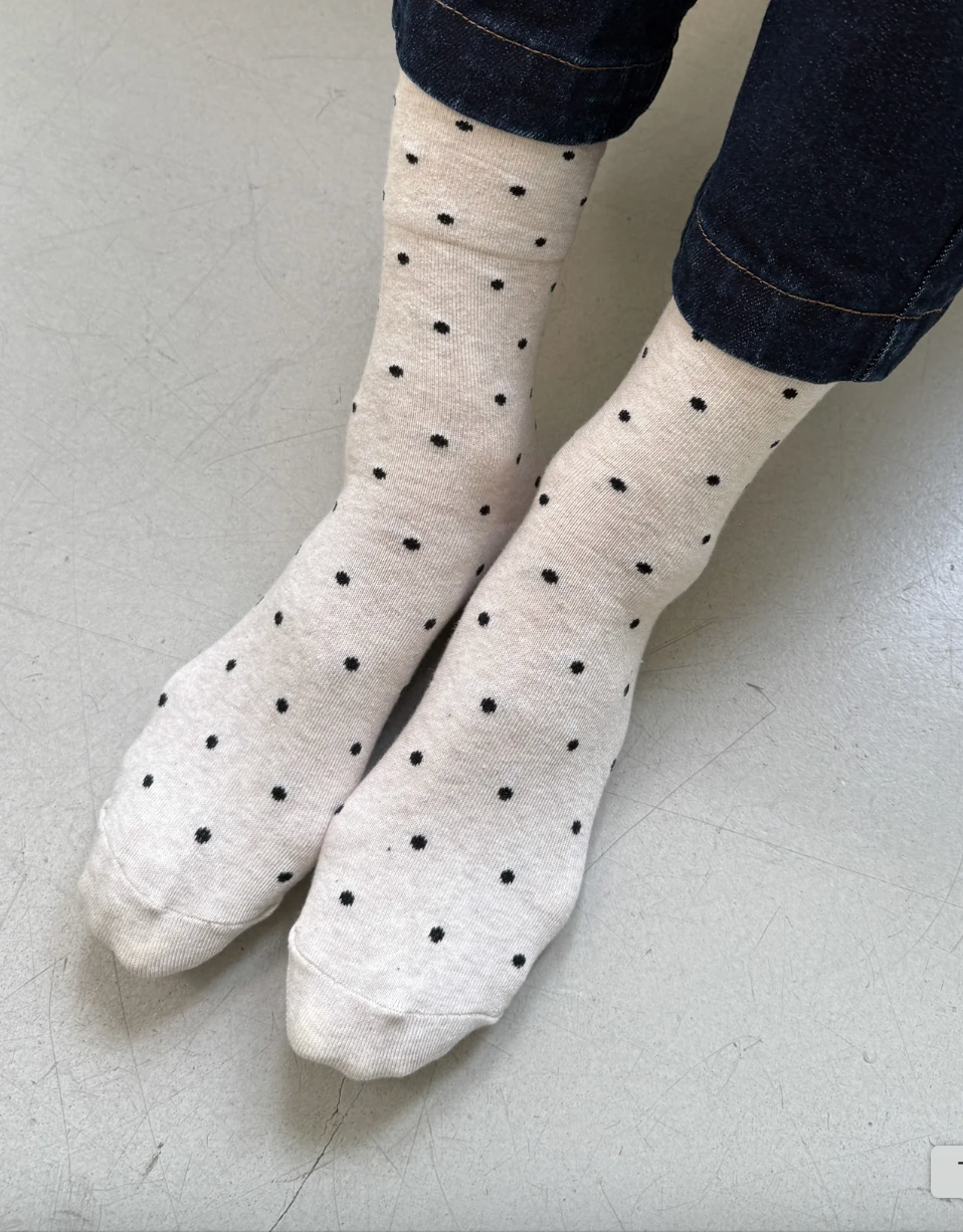 sneaker socks | polka dot