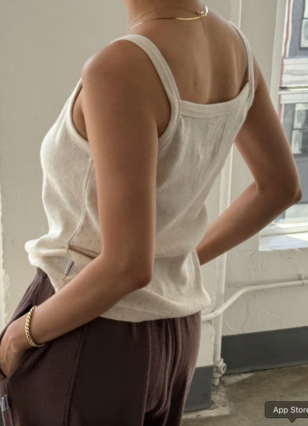 pointelle eve cami | multiple colors