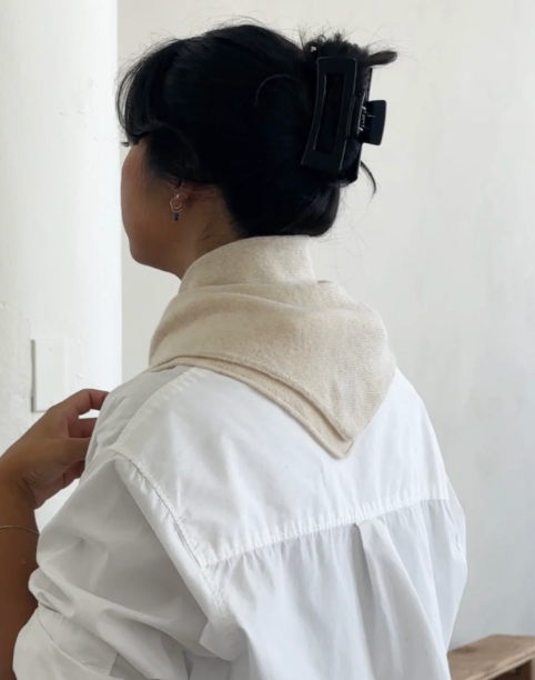 cashmere bandanna | oat