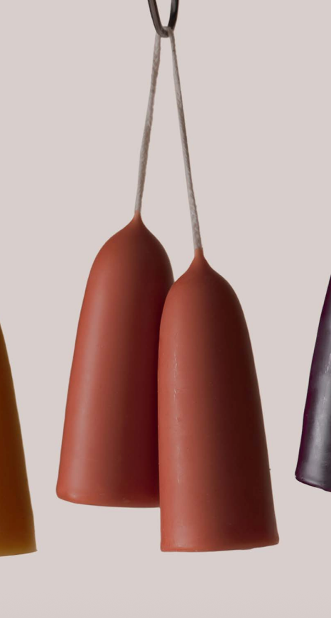 stubby candle pair | multiple colors