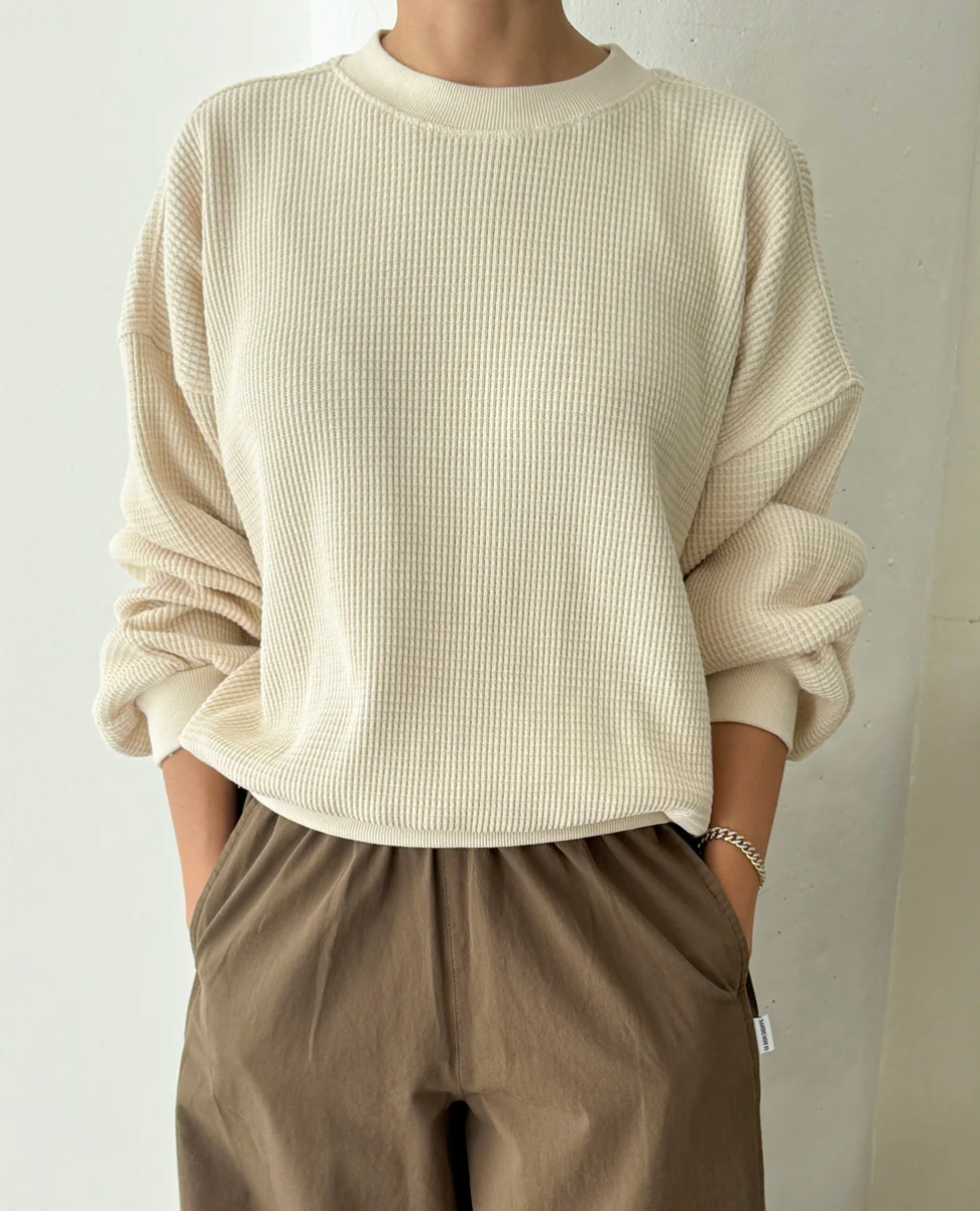 waffle sweatshirt | multiple colors