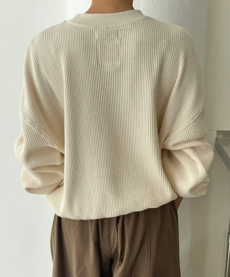 waffle sweatshirt | multiple colors