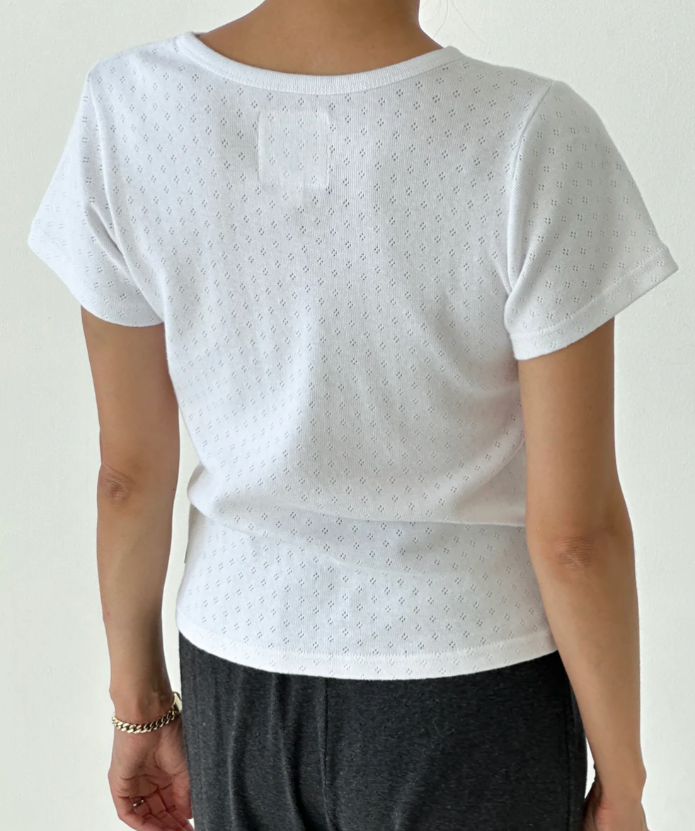 babe tee | white