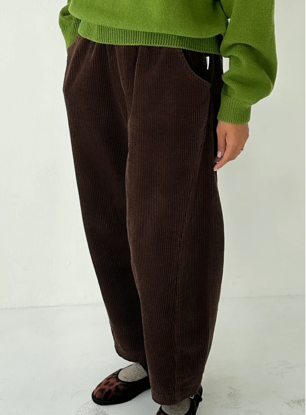 arc pants | brown corduroy