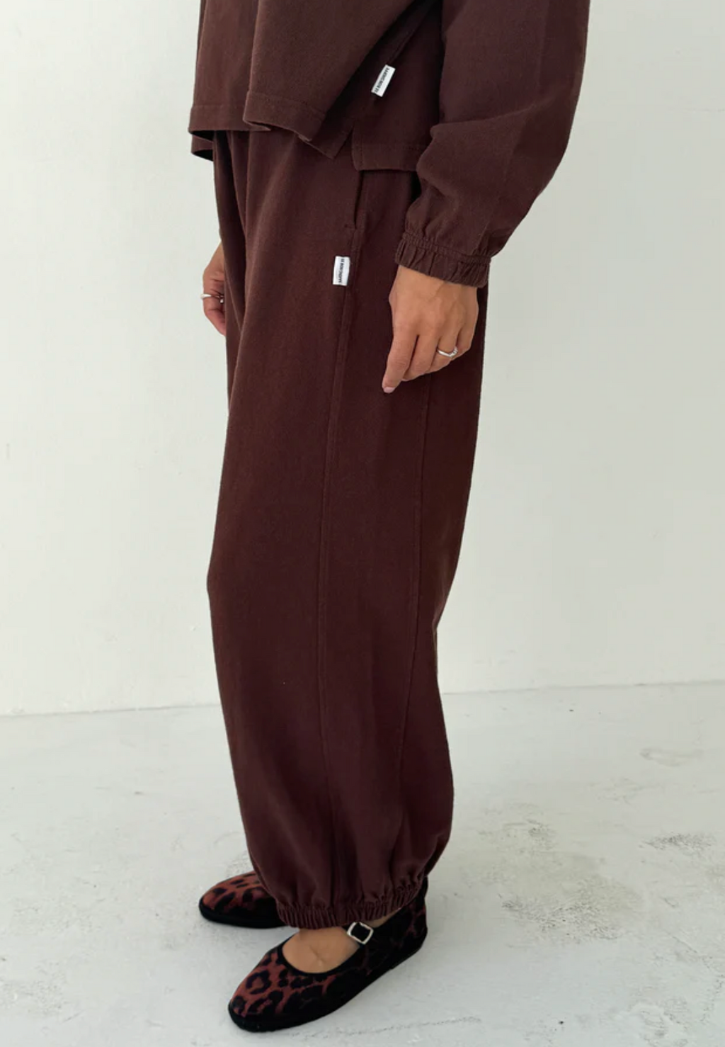 balloon pants | chestnut