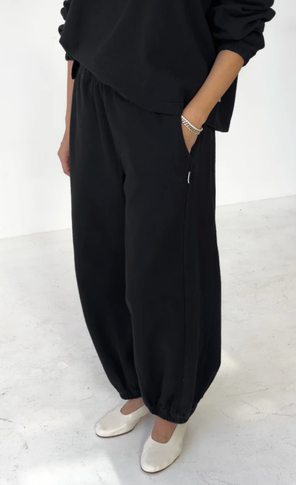 balloon pants | black