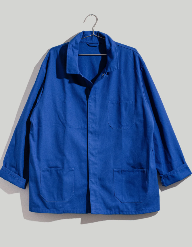 matisse blue chore jacket