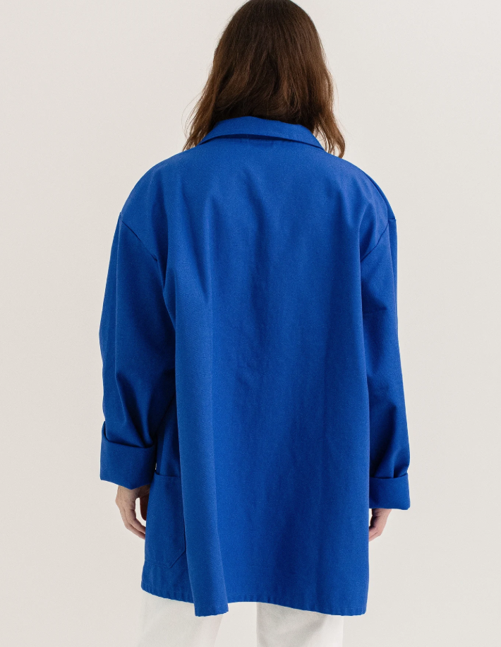 matisse blue chore jacket