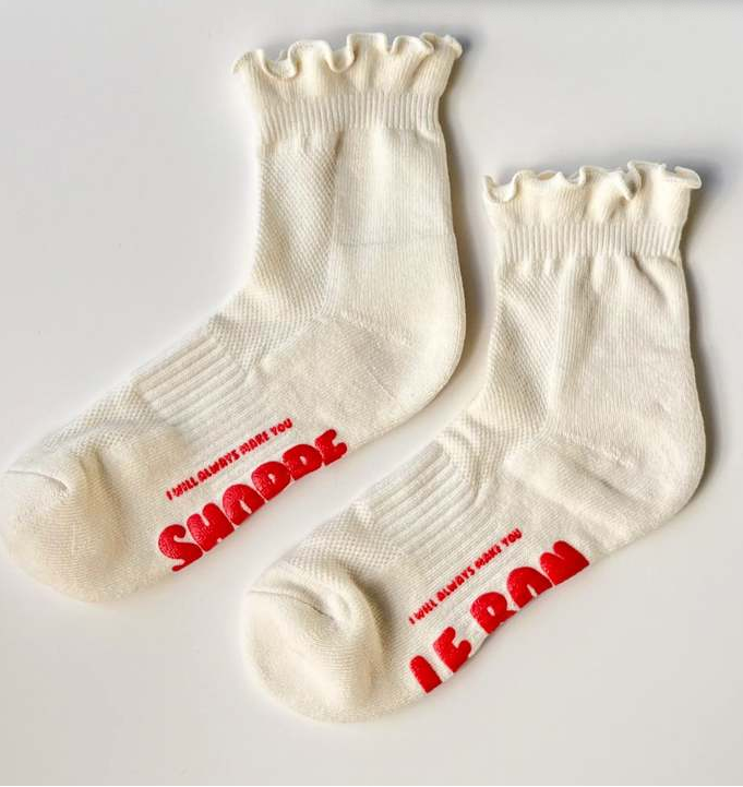 ruffled hugger crew socks | multiple colors