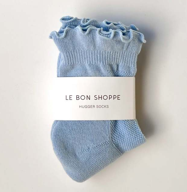 ruffled hugger crew socks | multiple colors