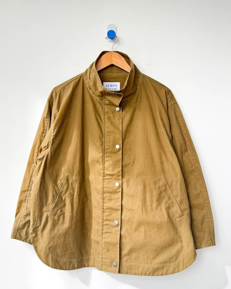 blair waxed cotton jacket | khaki