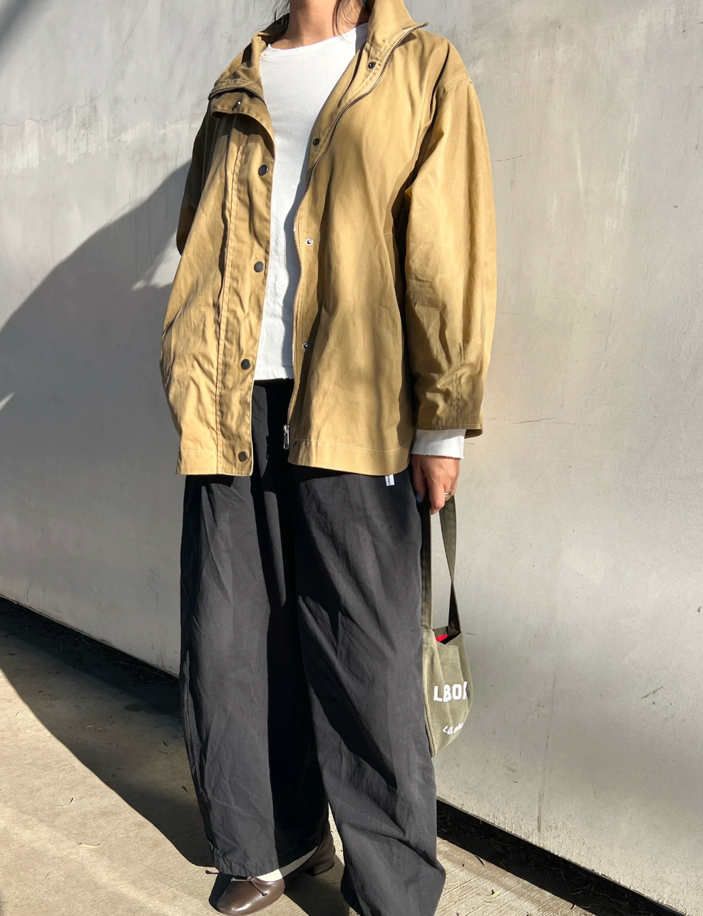 blair waxed cotton jacket | khaki