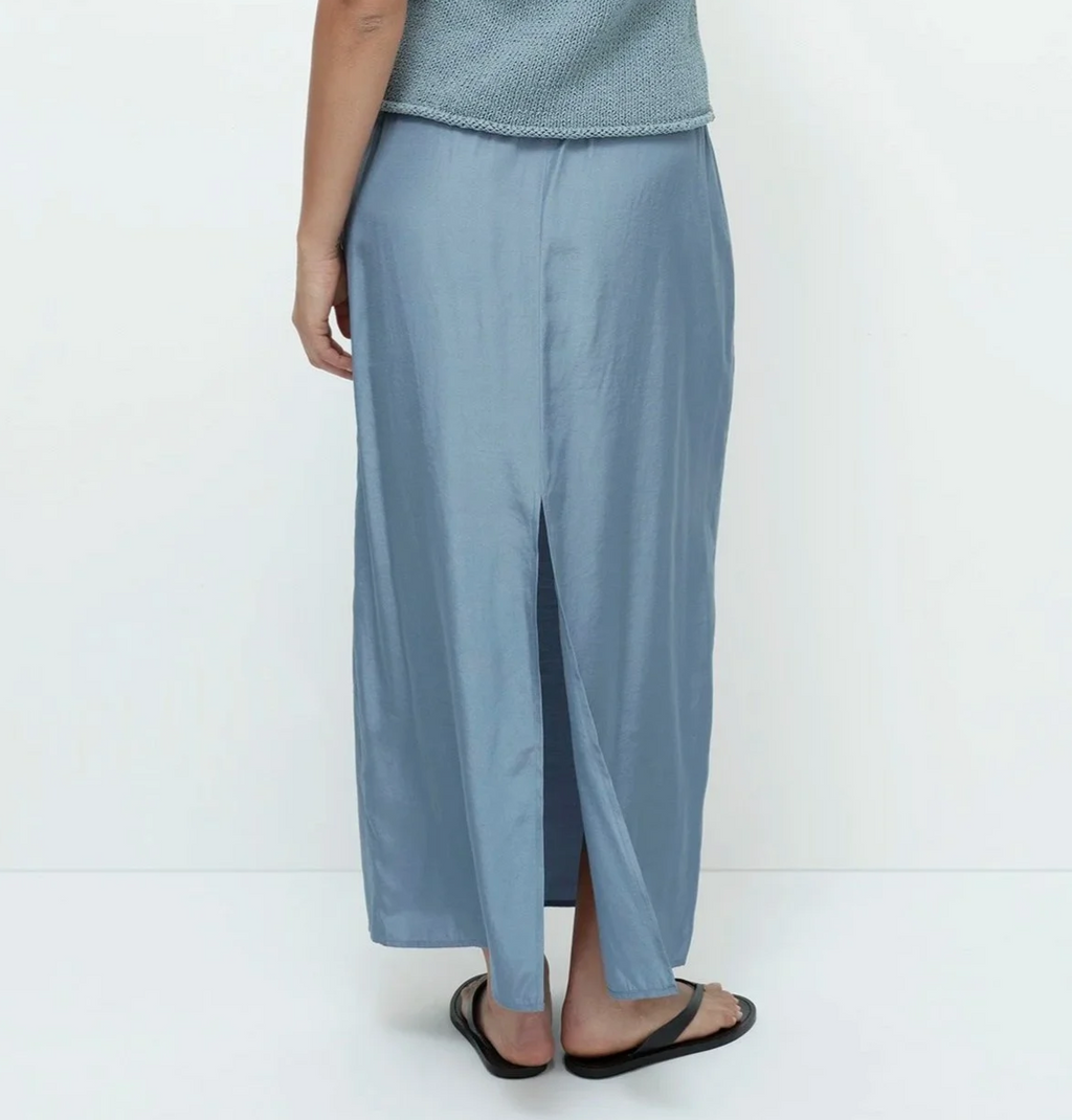 drawstring skirt | blue