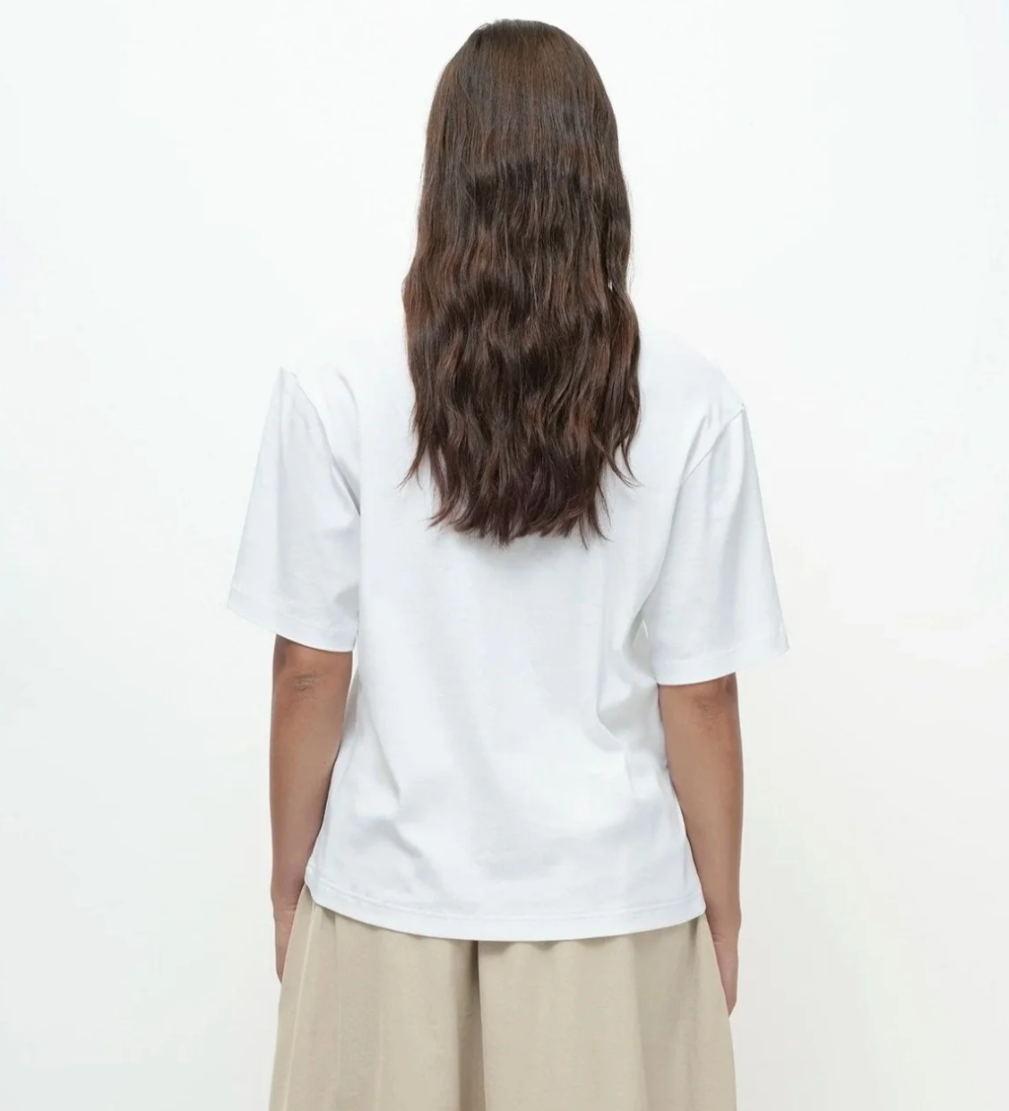 oversized tee | white