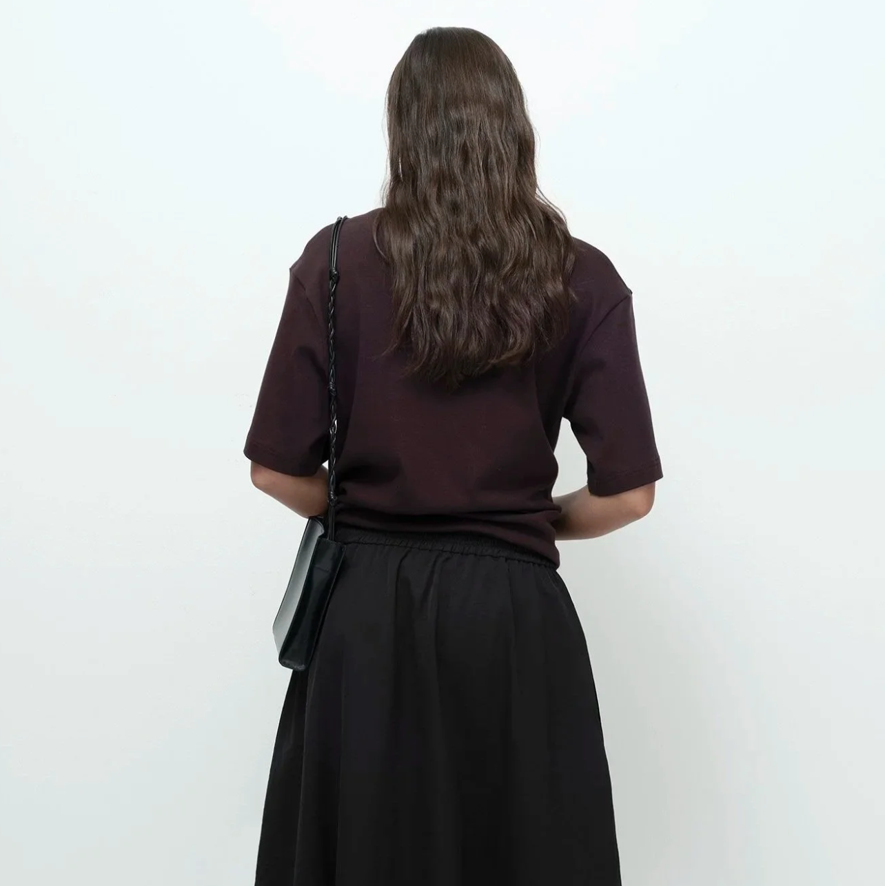 oversized tee | brown