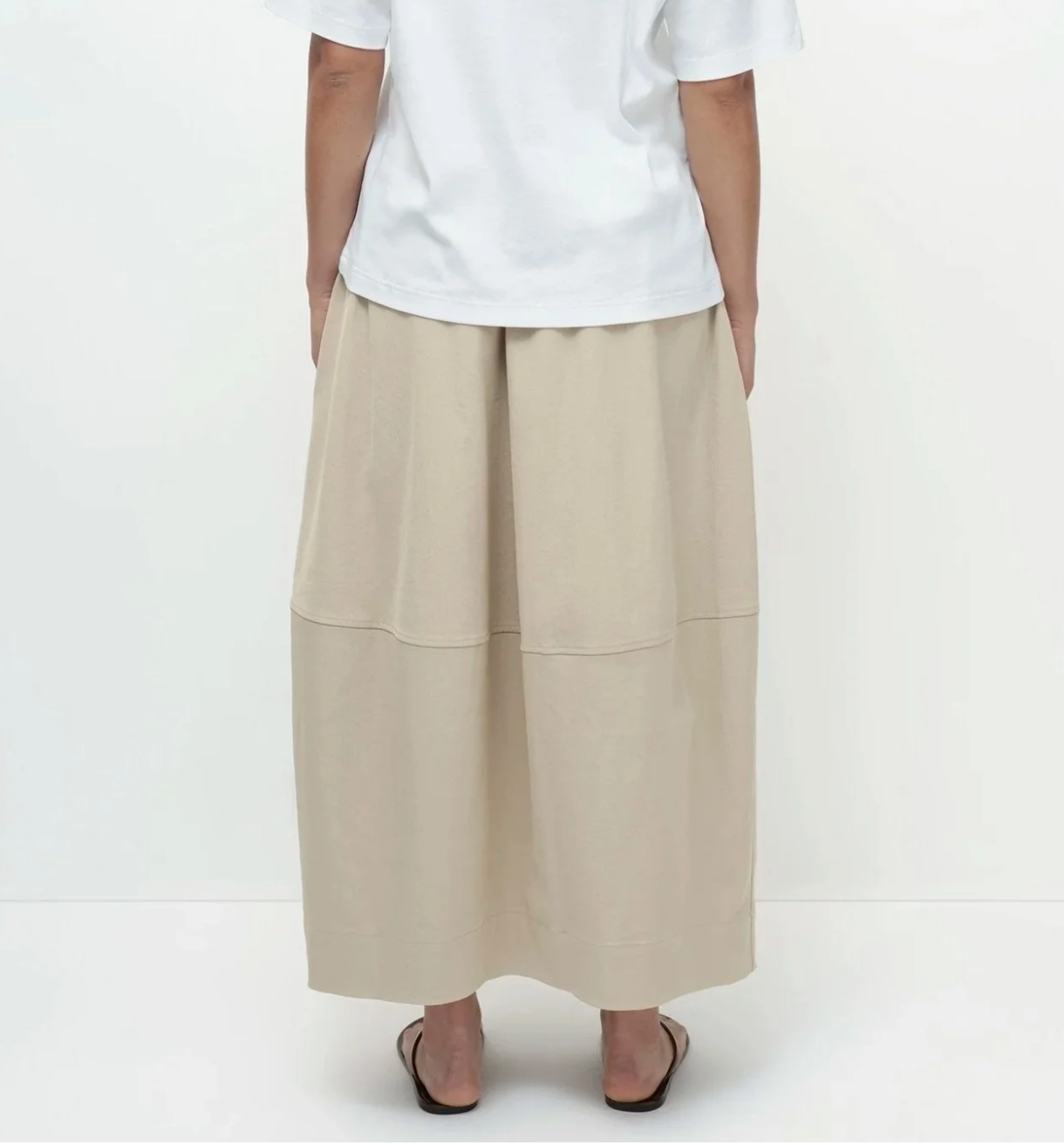 balloon skirt | beige