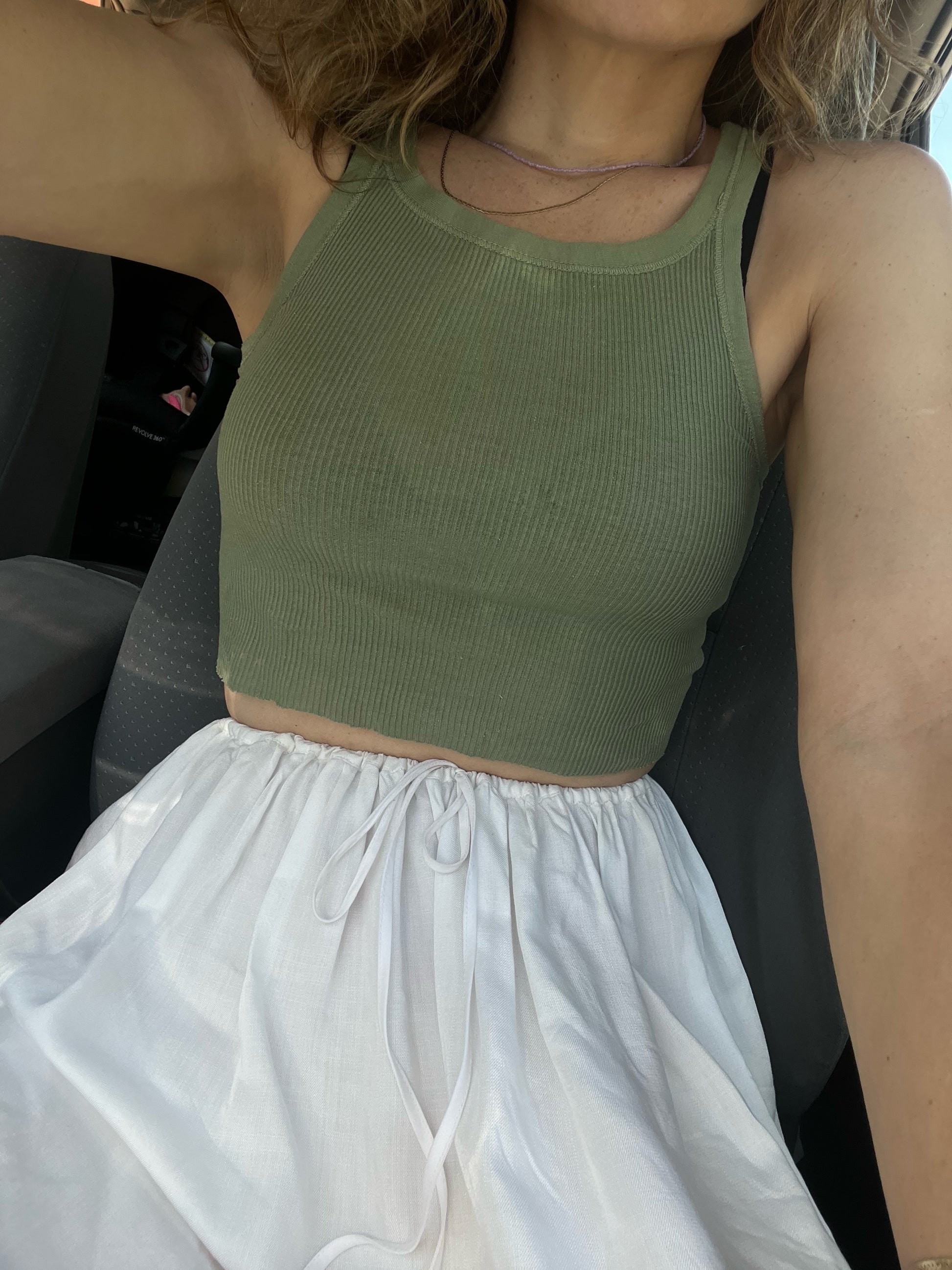 drawstring skirt