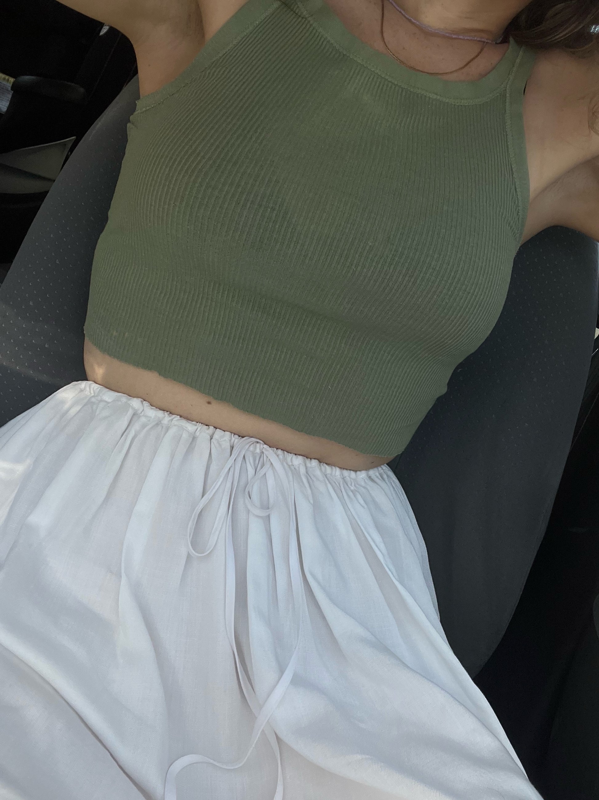 drawstring skirt